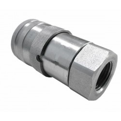 COUPLEUR HYDRAULIQUE A FACE PLANE FEMELLE - FILET FEMELLE 1/4 