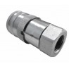 COUPLEUR HYDRAULIQUE A FACE PLANE FEMELLE - FILET FEMELLE 1/4 