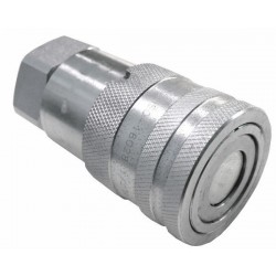 COUPLEUR HYDRAULIQUE A FACE PLANE FEMELLE - FILET FEMELLE 3/8 
