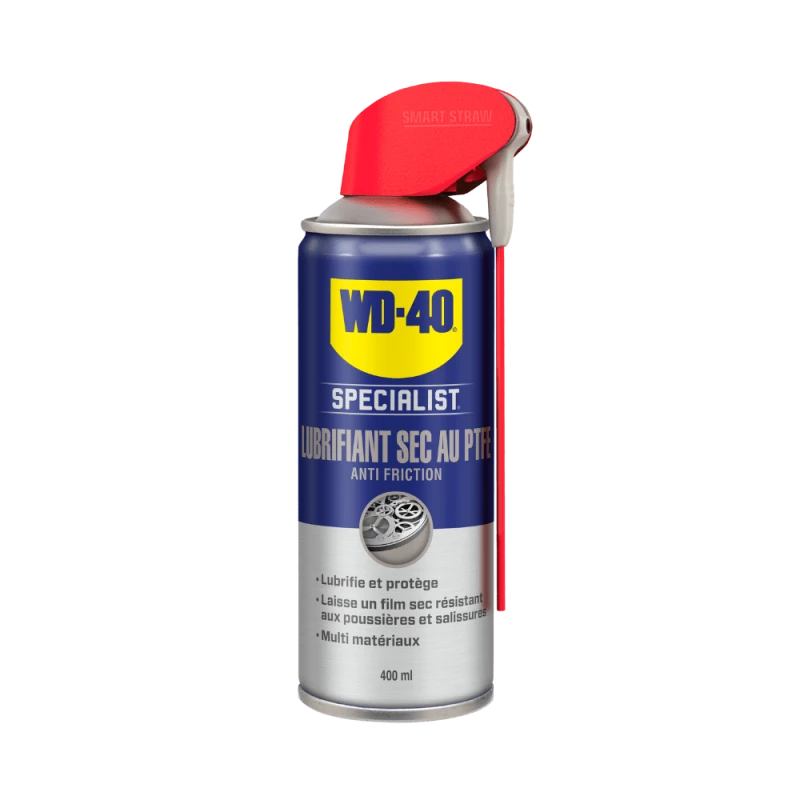 LUBRIFIANT A SEC WD40 PTFE 400 ML 