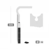 DENT DE HERSE ROTATIVE GAUCHE E0100129 - POUR BREVIGLIERI 