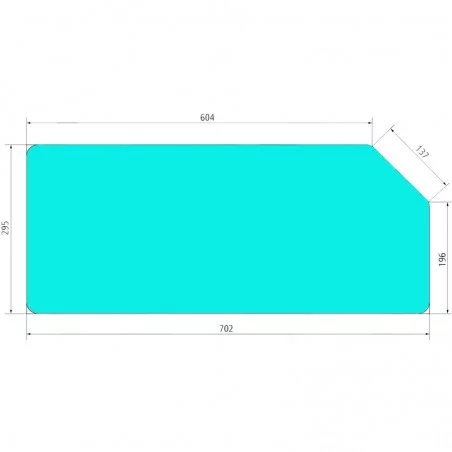 VITRE ARRIERE INFERIEURE - 82000485 VITRE ARRIERE INFERIEURE - 82000485