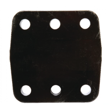 ANNEAU D'ATTELAGE A BRIDE  100 X 110 MM - CHARGE VERTICALE 2 T - RENFORCEE 