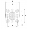 ANNEAU D'ATTELAGE A BRIDE 100 X 110 MM OEILLET 50 MM - CHARGE VERTICALE 2 T - RENFORCEE ANNEAU D'ATTELAGE A BRIDE 100 X 110 MM OEILLET 50 MM - CHARGE VERTICALE 2 T - RENFORCEE