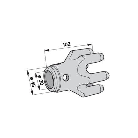 ACCOUPLEMENT POUR FANEUSE KUHN - 58827600