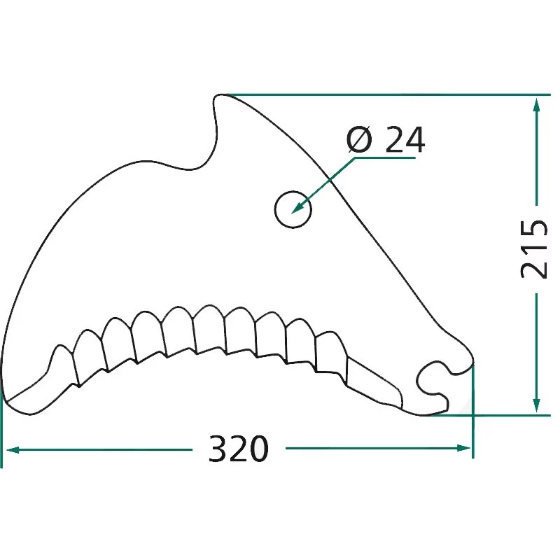COUTEAU POUR PRESSE A BALLE RONDE DEUTZ FAHR - 16650699 