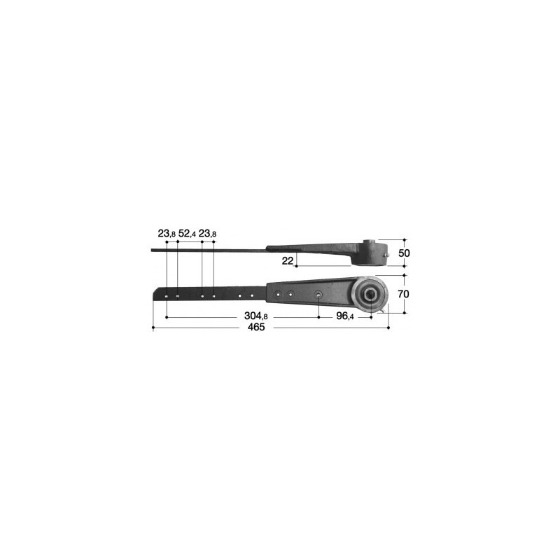 TETE DE LAME POUR BATTEUSE NEW HOLLAND - 84433779  