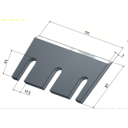 COUTEAU HERBE POUR JOHN DEERE 