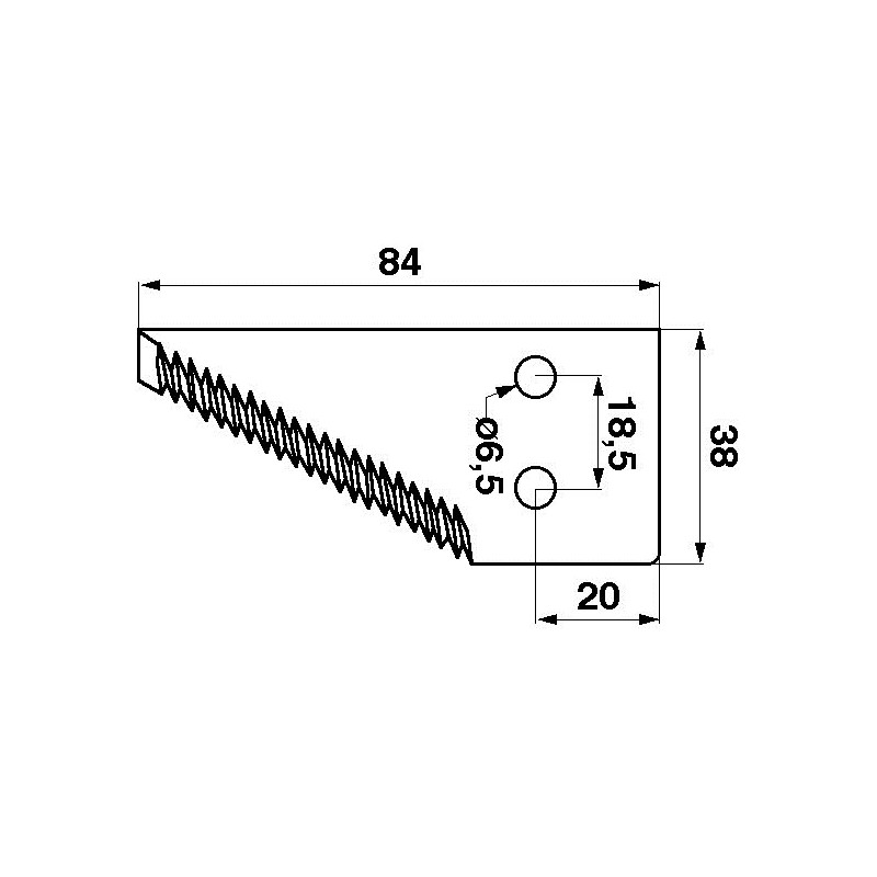 DEMI SECTION POUR CLAAS - 611204.1  
