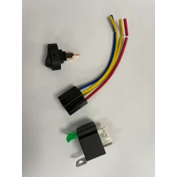 KIT RELAIS + INTERRUPTEUR POUR SCIE A COLZA 12 VOLTS 