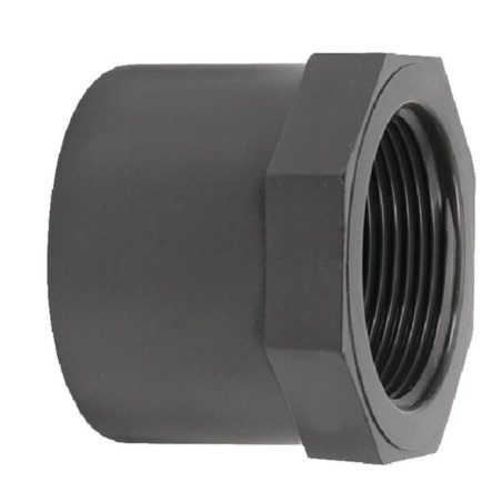 RACCORD DROIT FILET FEMELLE  POUR TUYAU PVC PRESSION 32 MM -FILET 1" 