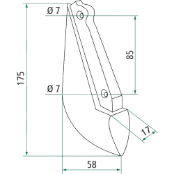 SOC DE SEMOIR BPX0015 - POUR KUHN NODET 