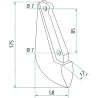 SOC DE SEMOIR BPX0015 - POUR KUHN NODET 
