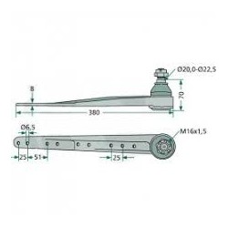TETE DE LAME POUR JOHN DEERE AH21346 