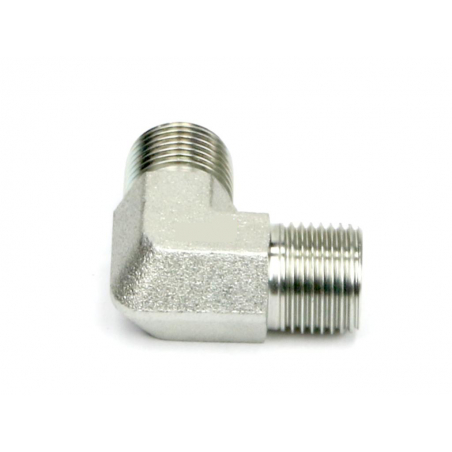 ADAPATATEUR HYDRAULIQUE COUDE 90 DEGRES  MALE/MALE 1/8 BSP 