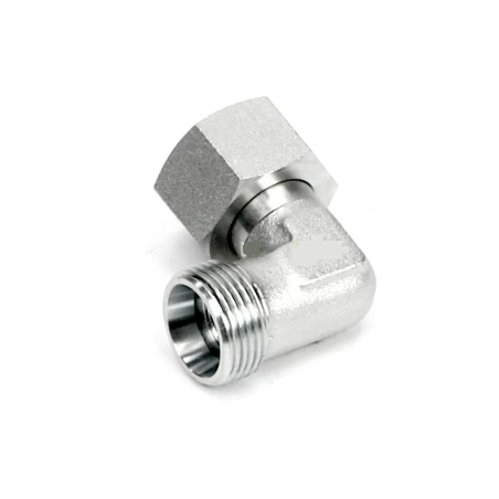 ADAPATATEUR HYDRAULIQUE COUDE 90 DEGRES MALE/FEMELLE M14 X 1,5 - 08L 