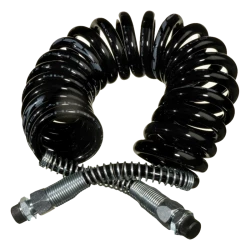 TUYAU SPIRALE  NOIR EN PU 2 X M16 X 1,5 MALE 