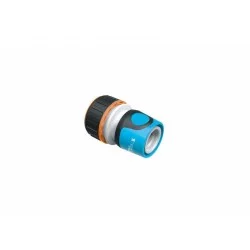 RACCORD RAPIDE FEMELLE AVEC WATER STOP POUR TUYAU 3/4" - PREMIUM 