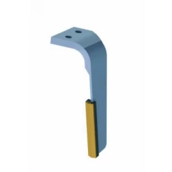 DENT DE HERSE ROTATIVE 3 PLAQUETTES CARBURE DROITE POUR RABEWERK 