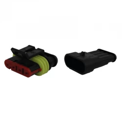 KIT CONNECTEUR ETANCHE SUPERSEAL MALE-FEMELLE 1.5 MM - 4 VOIES 