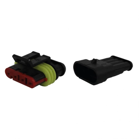 KIT CONNECTEUR ETANCHE SUPERSEAL MALE-FEMELLE 1.5 MM - 4 VOIES KIT CONNECTEUR ETANCHE SUPERSEAL MALE-FEMELLE 1.5 MM - 4 VOIES