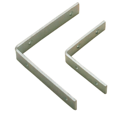 EQUERRE D'ANGLE  200 X 200 X 25 X 6 MM ZINGUEE 
