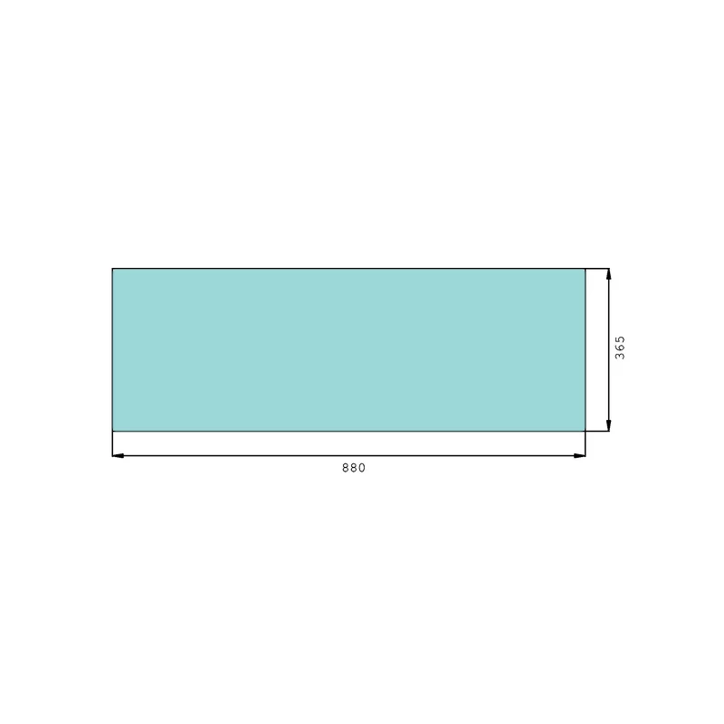 VITRE ARRIERE INFERIEURE - 0.9231.255.0 