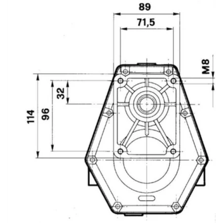 MULTIPLICATEUR POUR POMPE GROUPE 2 ARBRE PTO MALE RATIO 3 