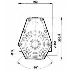 MULTIPLICATEUR POUR POMPE GROUPE 2 ARBRE PTO MALE RATIO 1,5 