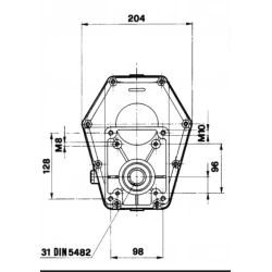 MULTIPLICATEUR POUR POMPE GROUPE 3 ARBRE PTO FEMELLE RATIO 3,8 