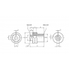 ACCOUPLEMENT ELASTIQUE POUR POMPE GROUPE 2 SORTIE 38 MM ACCOUPLEMENT ELASTIQUE POUR POMPE GROUPE 2 SORTIE 38 MM
