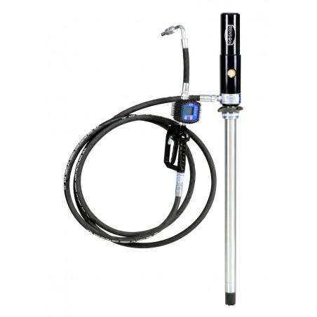 POMPE A HUILE PNEUMATIQUE 3:1 POUR FUT DE 60 LITRES - FLEXIBLE 4 M 