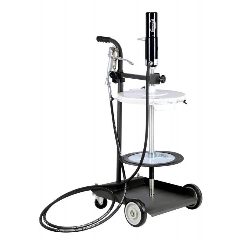 KIT MOBILE DE GRAISSAGE PNEUMATIQUE POUR TONNELET DE  50 - 60 KG 