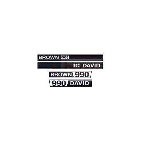 DECALCOMANIE DAVID BROWN 990