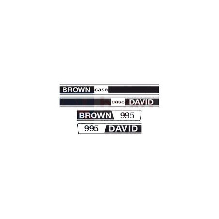 DECALCOMANIE DAVID BROWN 995