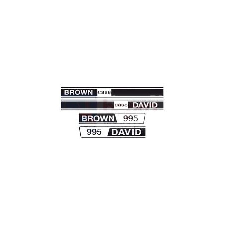 DECALCOMANIE DAVID BROWN 995