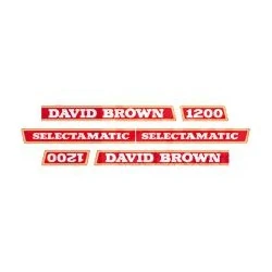 DECALCOMANIE DAVID BROWN 1210