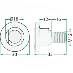BOLT FOR KUHN BOX OF 25