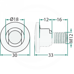 BOULON POUR KUHN BOITE DE 25