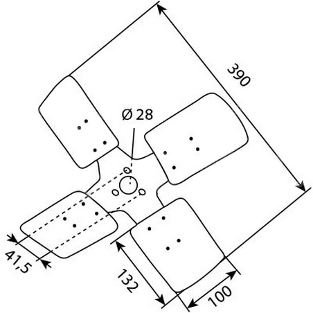 LÜFTERKLINGE 4593320 