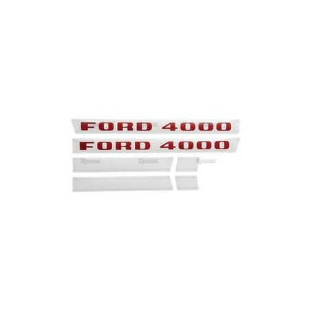 KIT AUTOCOLLANTS FORD 4000 KIT AUTOCOLLANTS FORD 4000