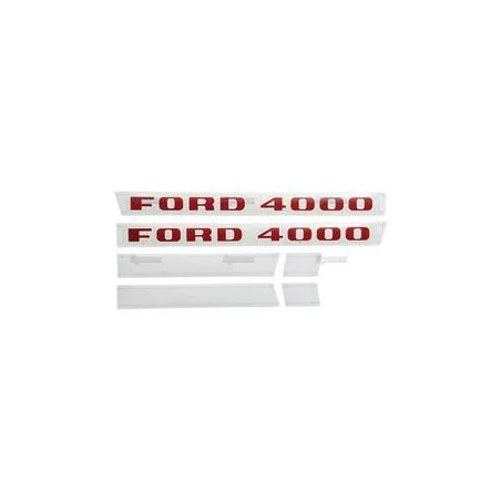 KIT ADHESIVOS FORD 4000 KIT ADHESIVOS FORD 4000