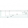 BRAS PORTE DENTS POUR ANDAINEUR DEUTZ/VICON/TAARUP - 16605588.86, VF16605588.86 