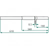 BRAS PORTE DENTS POUR ANDAINEUR DEUTZ/VICON - 1666106286 