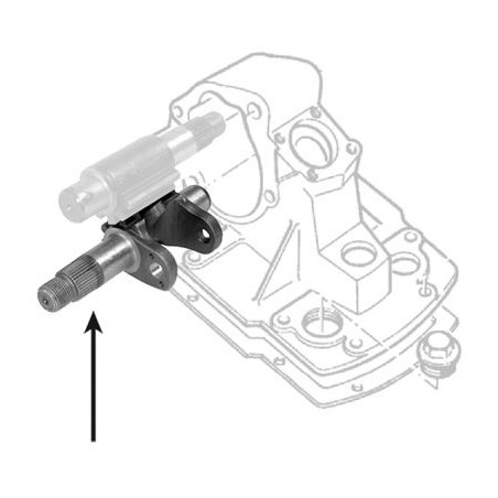 STEERING BOX LOWER SHAFT