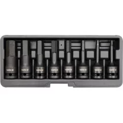 KIT DE DOUILLES MALES A IMPACT 8 PIECES 1/2" 