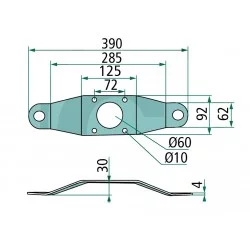 PORTE COUTEAU PÖTTINGER DOUBLE 