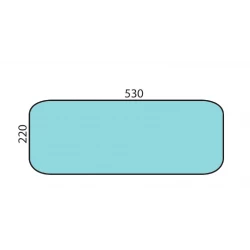 VITRE ARRIERE INFERIEURE