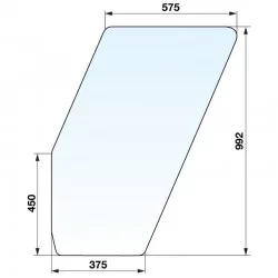 VITRE DE PORTE COTE GAUCHE - 5108669 
