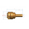 RACCORD RAPIDE MALE 6MM  